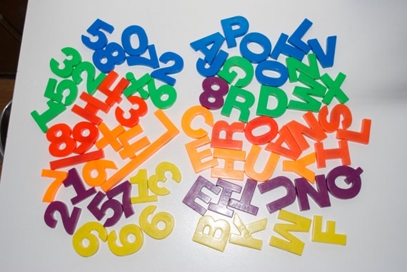 Alphabet Magnetic Letters/Numbers