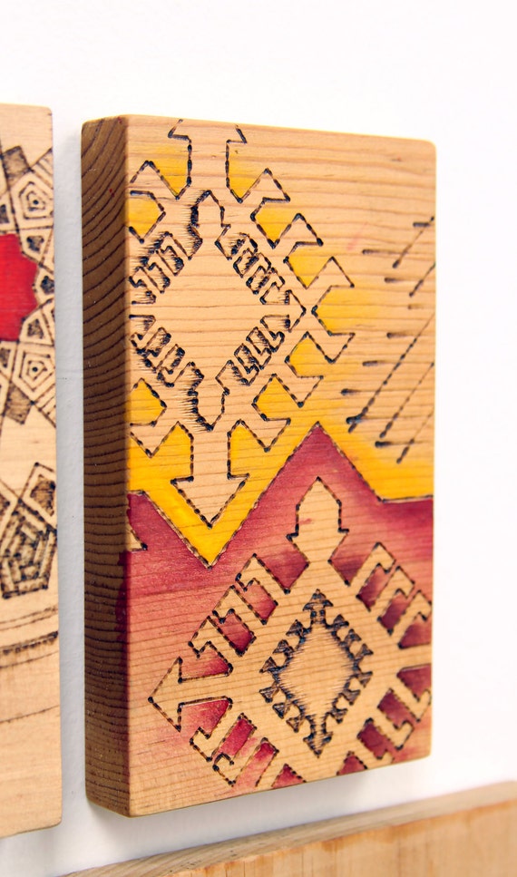 Decorative Wooden Mosaic Code WM.M2.D41 by GuerdooDesign on Etsy