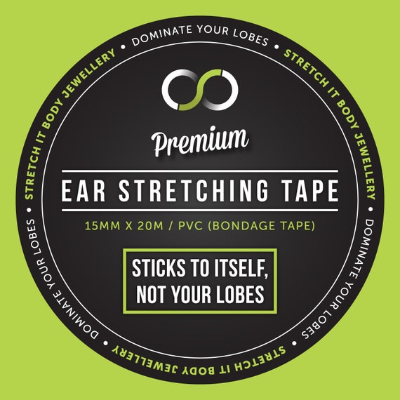 Premium Ear Stretching Tape by SIBJ™ For Plugs and by StretchItBJ