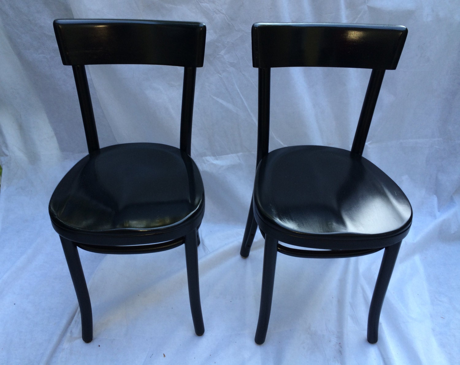 Vintage Thonet Cafe Dining Chairs Bistro Chairs Set by ...