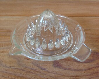 Vintage Press glass citrus fruit of the 70s, FRANCE.