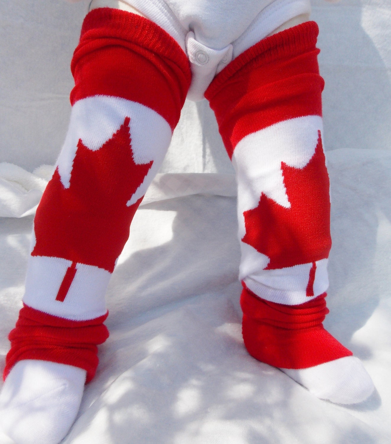 Canada Leg Warmers for baby CAPE option by TheFashionWhisperer