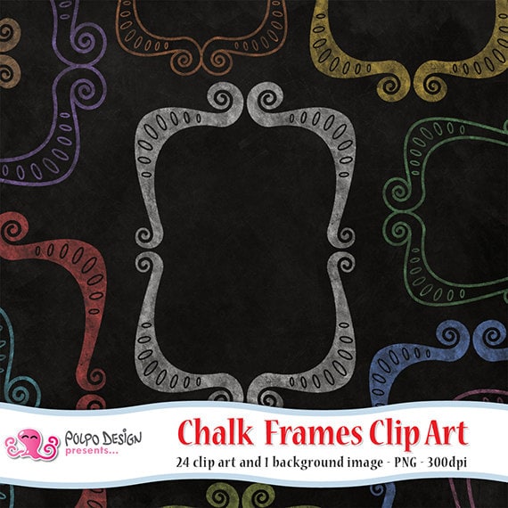 chalkboard frames clipart - photo #5