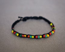 Popular items for jamaican bracelet on Etsy