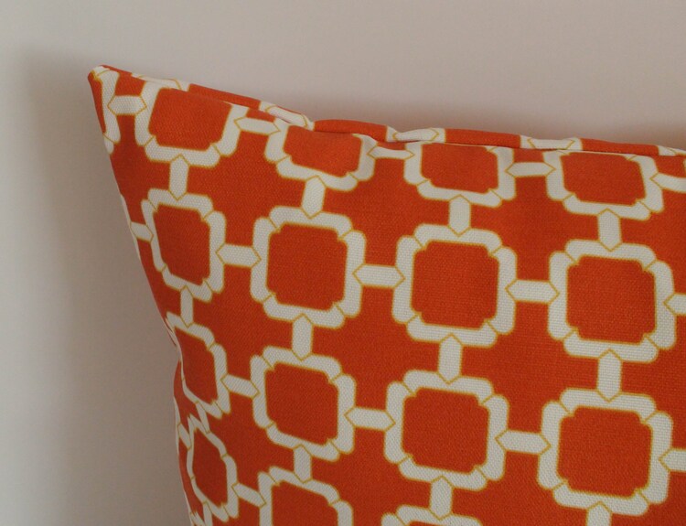 Orange outdoor pillow covers 20x20 Outdoor pillow by PillowCorner