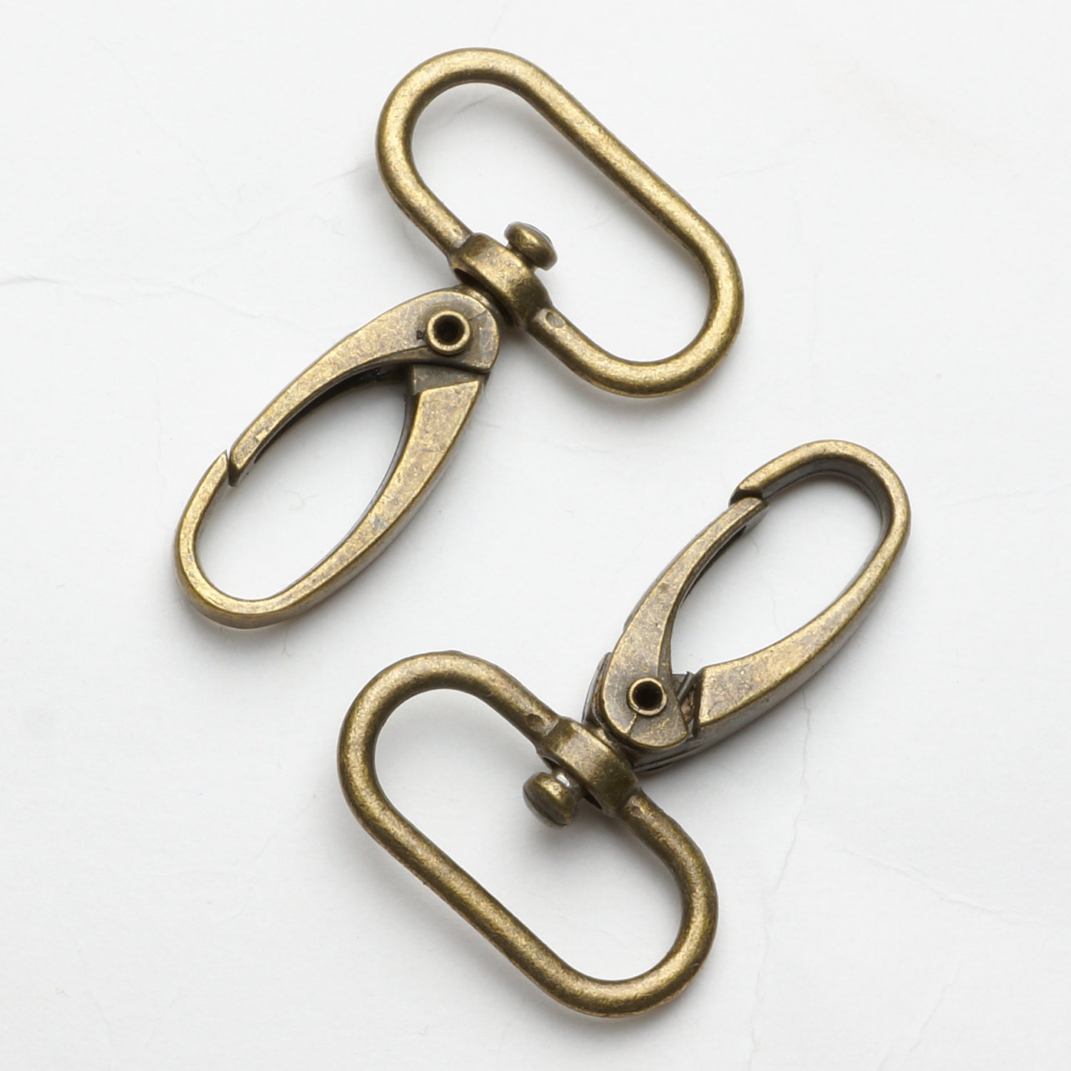20 1 Swivel Snap Hook Antique Brass