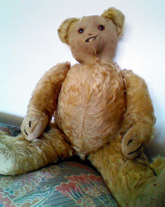 antique mohair bear