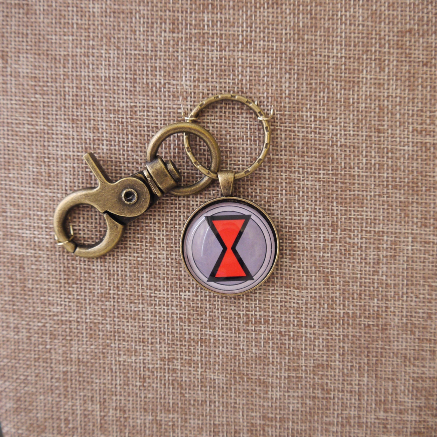 black widow funko keychain