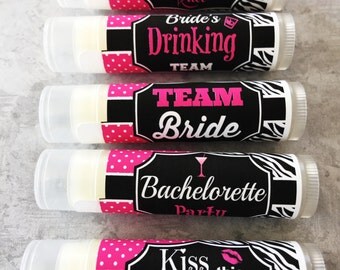 Nautical Bachelorette Party Favors Chapstick Lip by TwistyTurtle