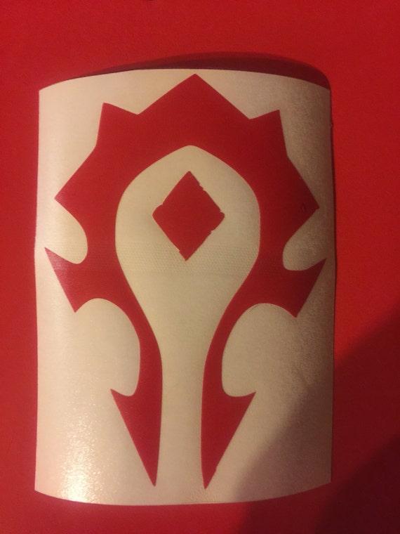 World of Warcraft Horde Logo vinyl decal sticker