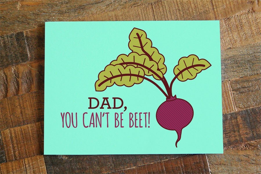 Funny Dad Birthday Card or Father's Day Card Dad you