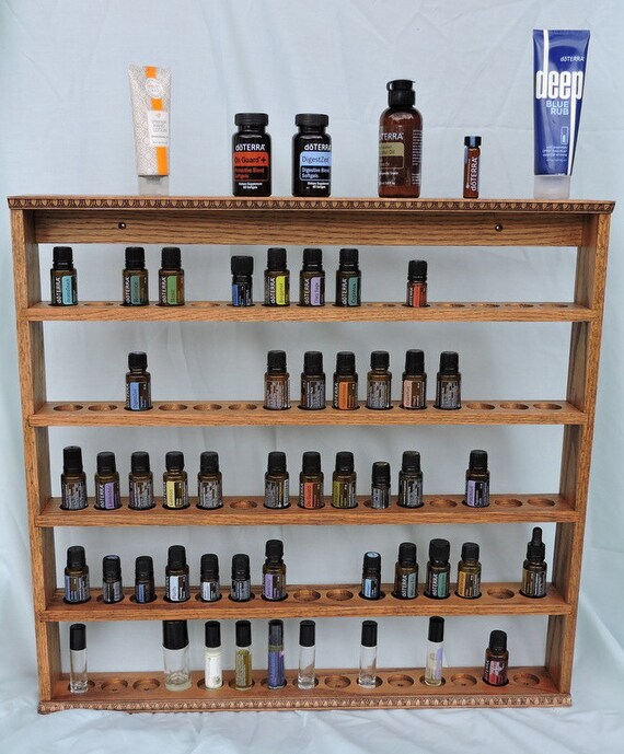 Essential Oil Display Shelf Wood Essential Oil by displayyourshelf