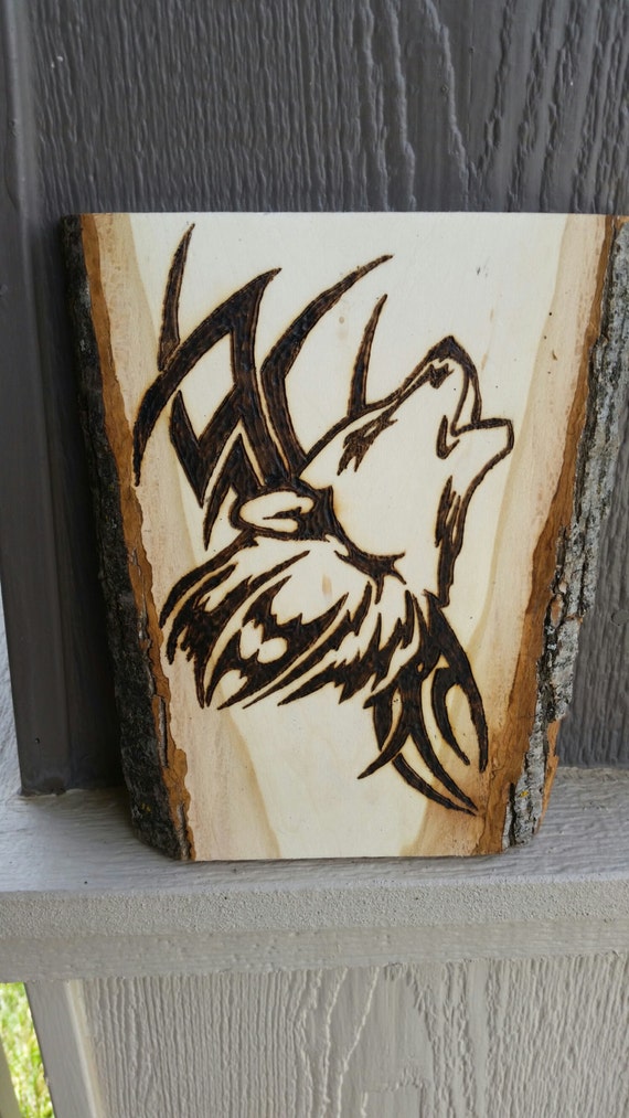 Howling Wolf Wood Burning