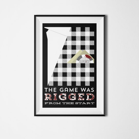 Fallout New Vegas Benny Minimalist Typography by MarvelousDesignCo