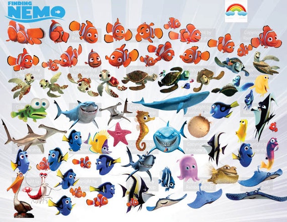 48 Finding NEMO Disney Pixar Character PNG by RyanDigitalPhoto