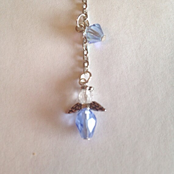 Guardian Angel RearView Mirror Charm by RaindropsOnRosesBtq