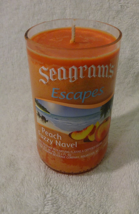 Seagrams Peach Fuzzy Navel PeachScented Candle Amazing