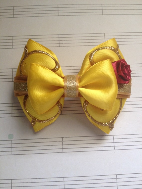 Disney Belle inspired "Beauty" Bow