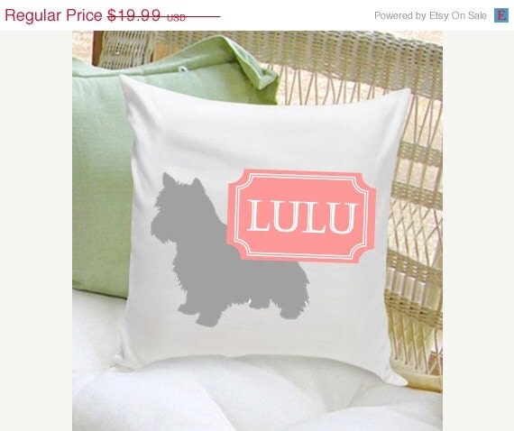 My Best Friend Personalized Dog Throw Pillow Pet by LuluandLuckys