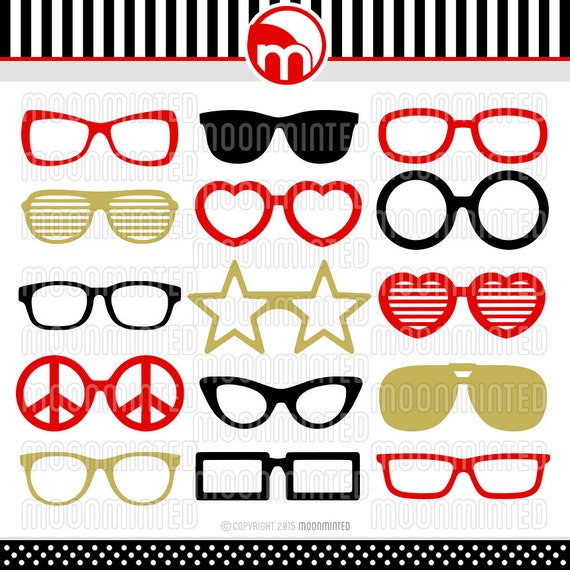 Photo Prop Sunglasses Svg Cut Files For Vinyl Cutters Screen 9282