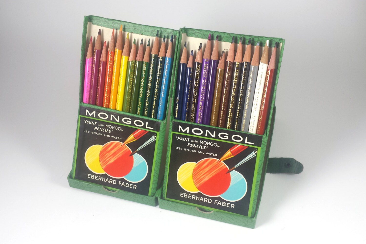 Vintage Colored Pencils Thin Lead Paint with