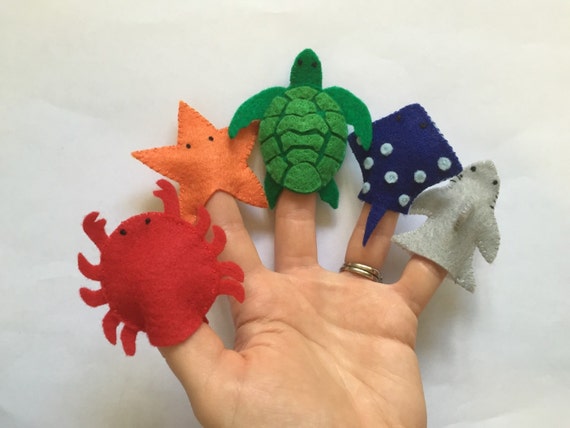 ocean-animals-felt-finger-puppets-crab-sea-star-by-a2feltsewfine