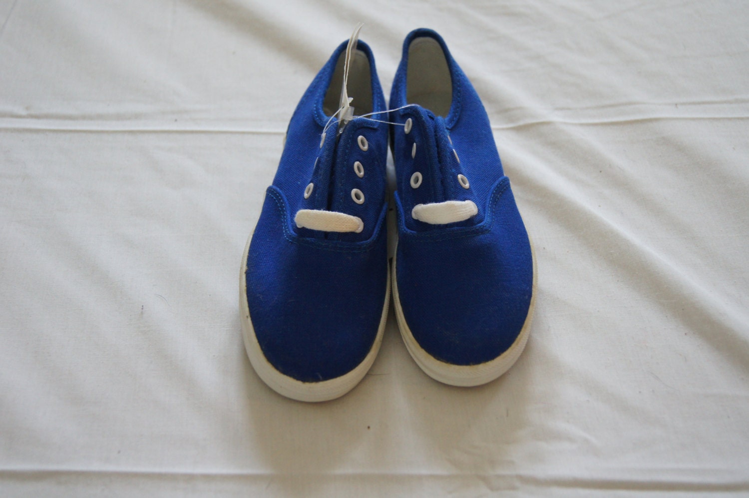 Vintage 1990's New Kids Keds Blue Canvas girls shoes