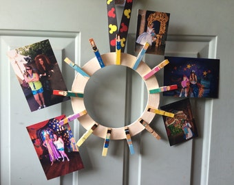 Items similar to Clothespin Picture Frame on Etsy