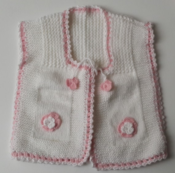 Free Shipping Baby Wear Knitting Vest Baby Girls Vest Baby