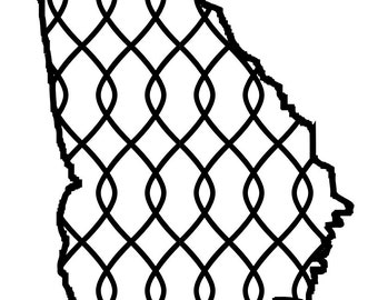 Georgia Chain svg dxf silhouette pattern