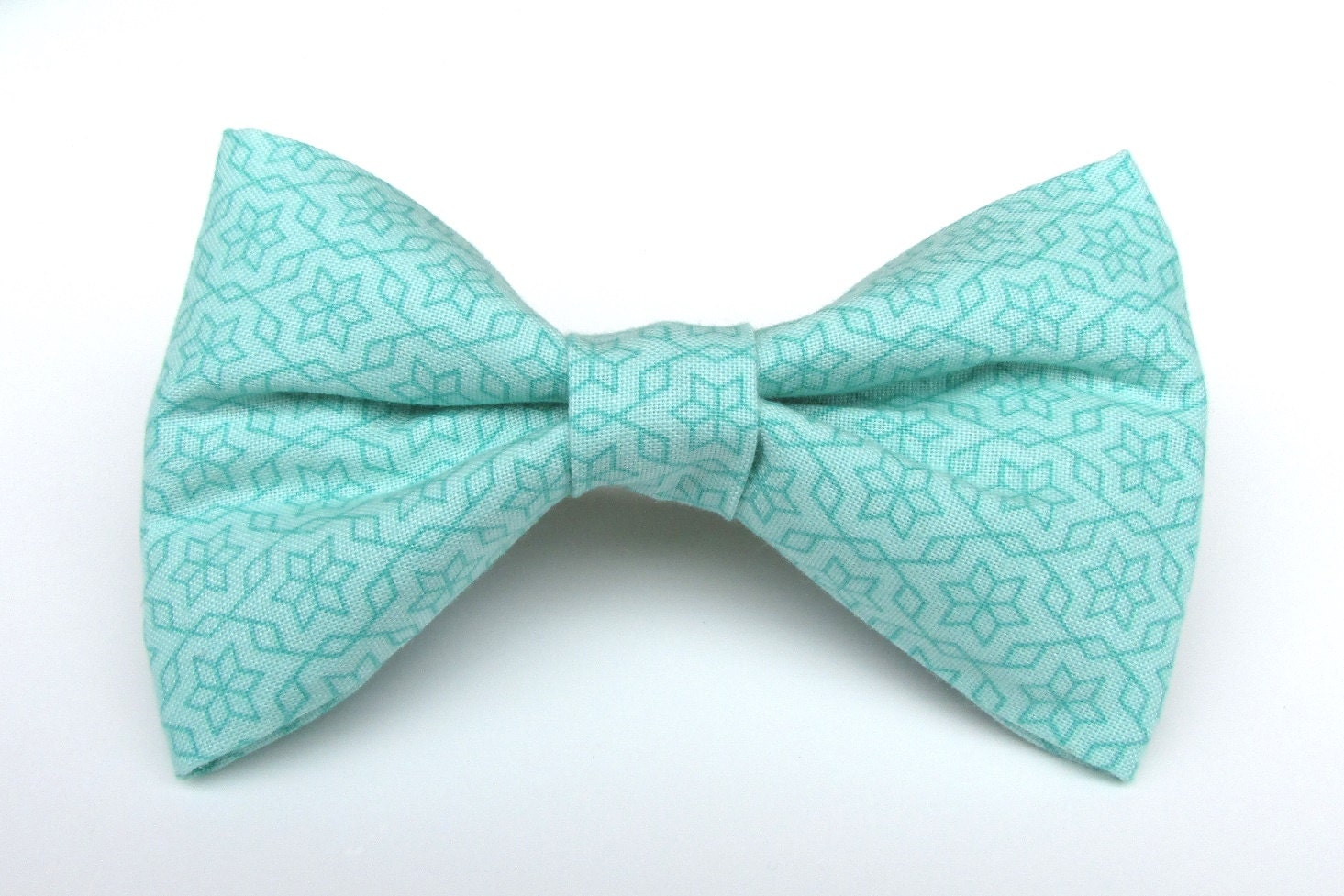 mint-pattern-bow-tie-for-dog-collar