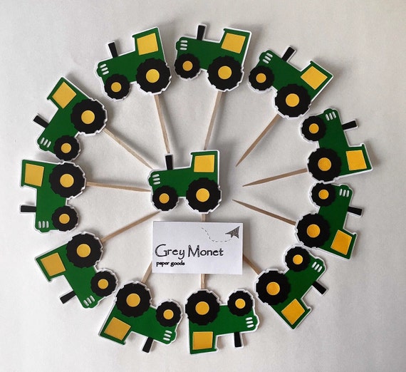 john-deere-cupcake-toppers-set-of-12-farm-themed-by-greymonet