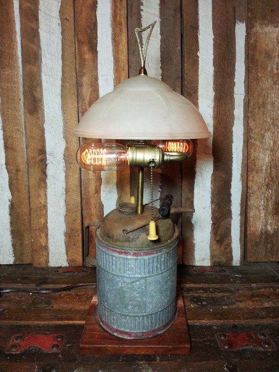 One-of-a-kind Upcycled Repurposed Vintage Gas Can Industrial