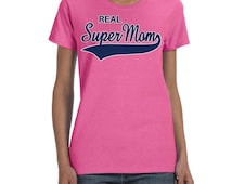 Popular items for super mom t shirt on Etsy