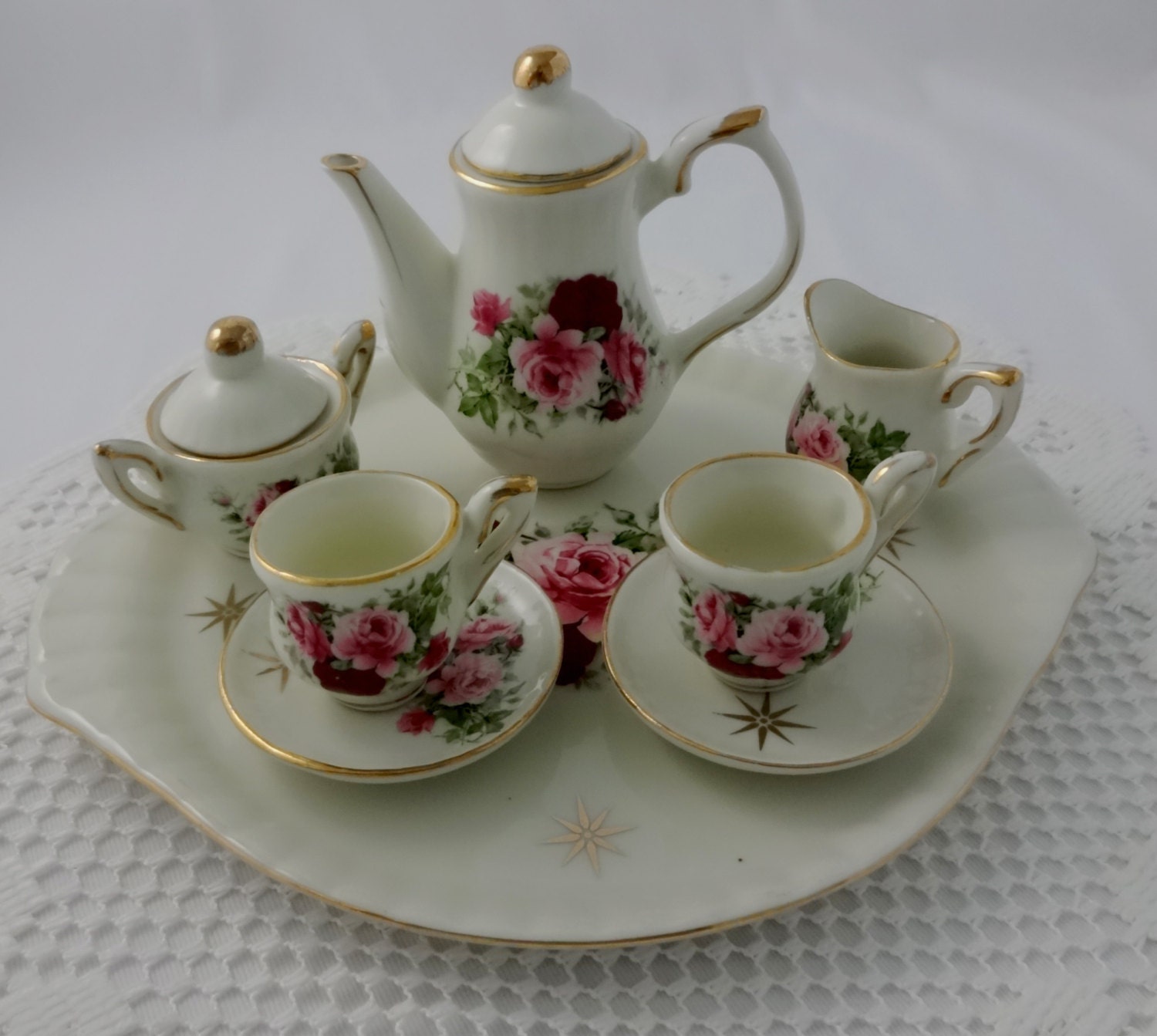 Formalities By Baum Bros Victorian Rose Decorative Porcelain 81e