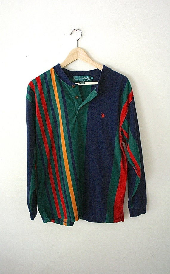 90s striped shirt men