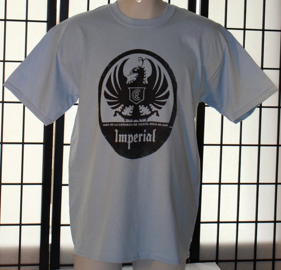 Imperial Beer Tshirt. La Cerveza de Costa Rica. Beer Shirt for