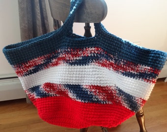 Large Patriotic Beach Bag