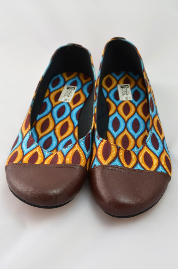 Ankara wax flat shoe, Summer shoe, party shoe, kipfashion shoes