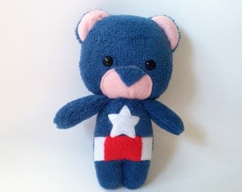 Captain America Teddyvenger - made to order