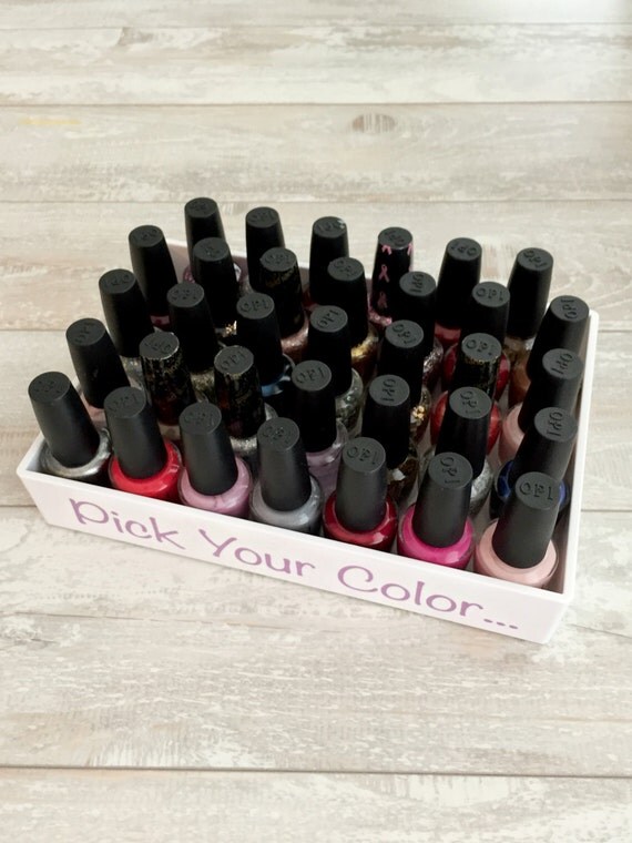 Nail Polish Tray by PineappleProper on Etsy