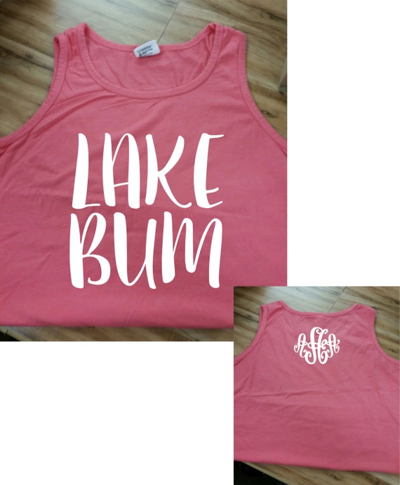 Download Lake Bum Monogram Comfort Color Shirts