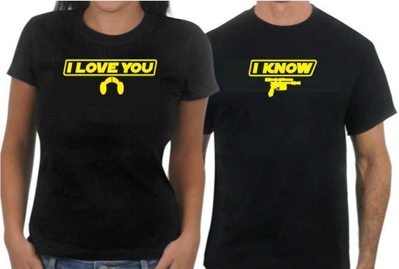 star wars couple shirt