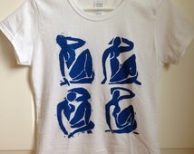 6 (ROKU) - 6(ROKU)HENRI MATTISE BLUE NUDE/Tシャツ の+