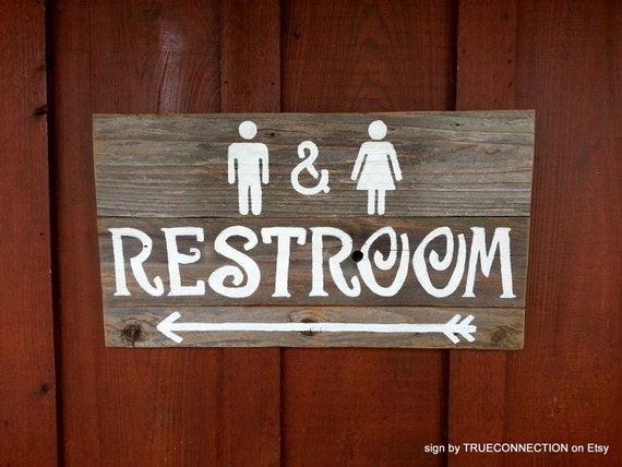 Bathroom Sign For Wedding Rustic Restroom Signs Outdoor Bathroom Sign For Wedding Rustic Restroom Signs Outdoor
