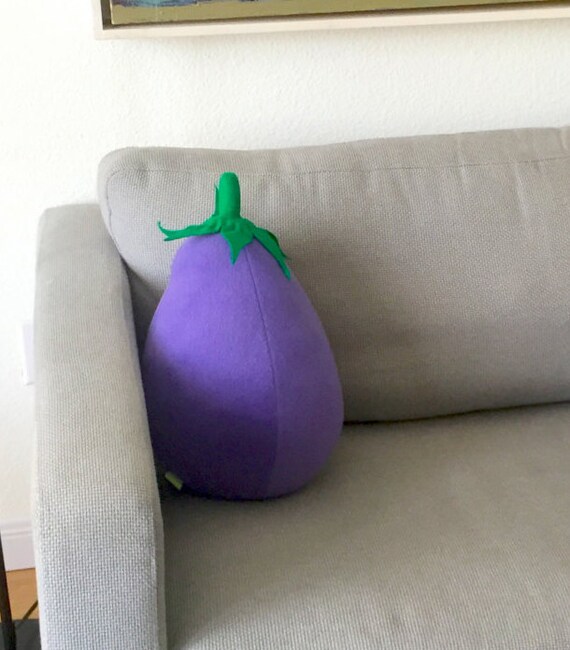 giant eggplant pillow