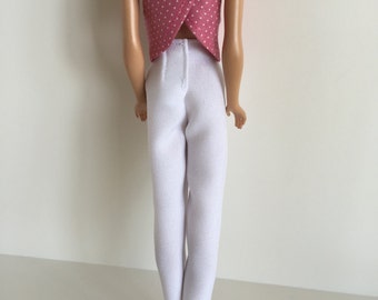 Vintage Barbie Clothes Handmade - Barbie Top Only - Mix n Match (S507)