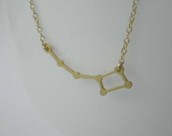 Little Dipper Constellation Necklace, Constellation Necklace, Ursa Minor Necklace, Stars