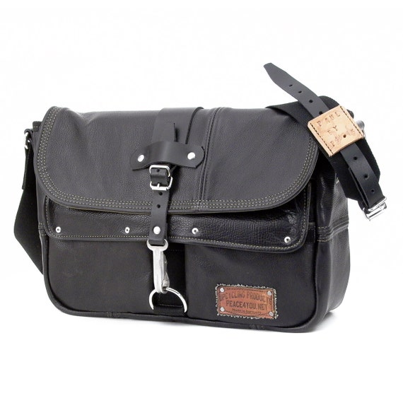 leather crossbody messenger