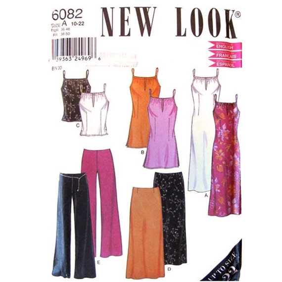 Items similar to Keyhole Sundress Tunic Top Skirt & Pants Pattern New ...
